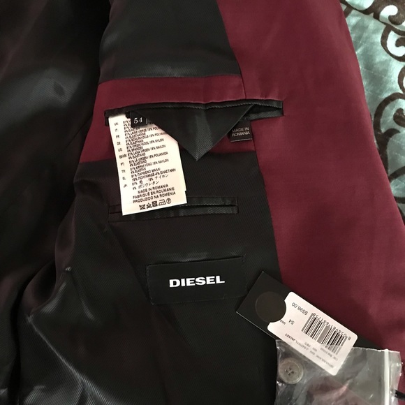 Diesel Maroon Blazer - Picture 4 of 11